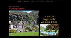 Desktop Screenshot of campingottardo.ch