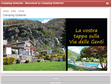 Tablet Screenshot of campingottardo.ch